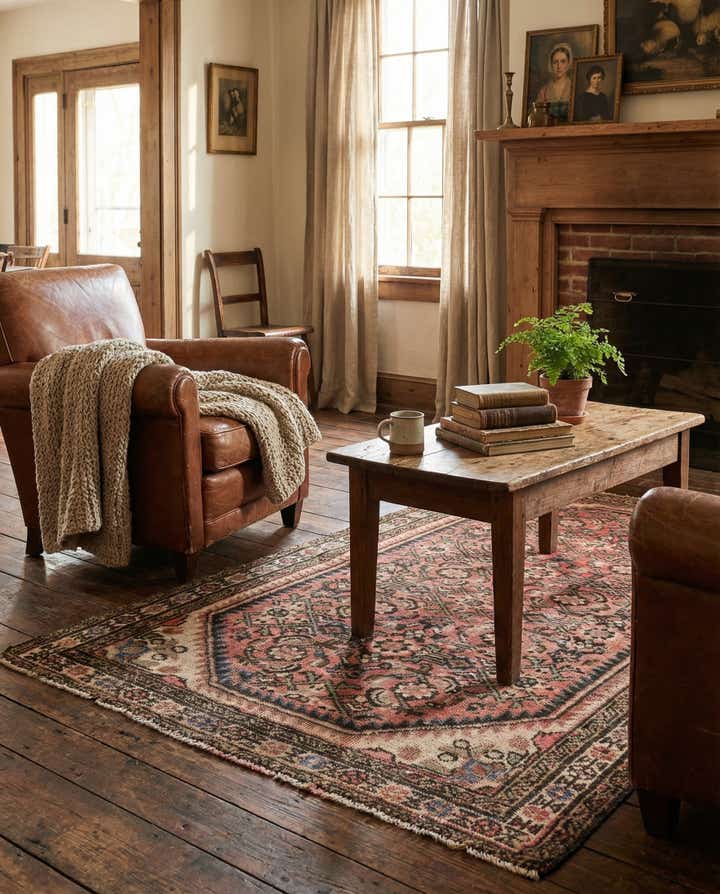 3' 2 x 5' 2 Hand Knotted Ultra Vintage Persian Wool Rug