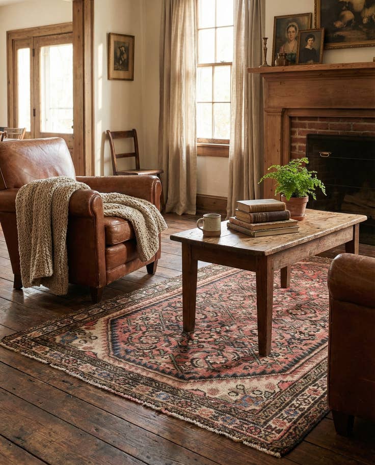 Detail image of 3' 2 x 5' 2 Hand Knotted Ultra Vintage Persian Wool Rug