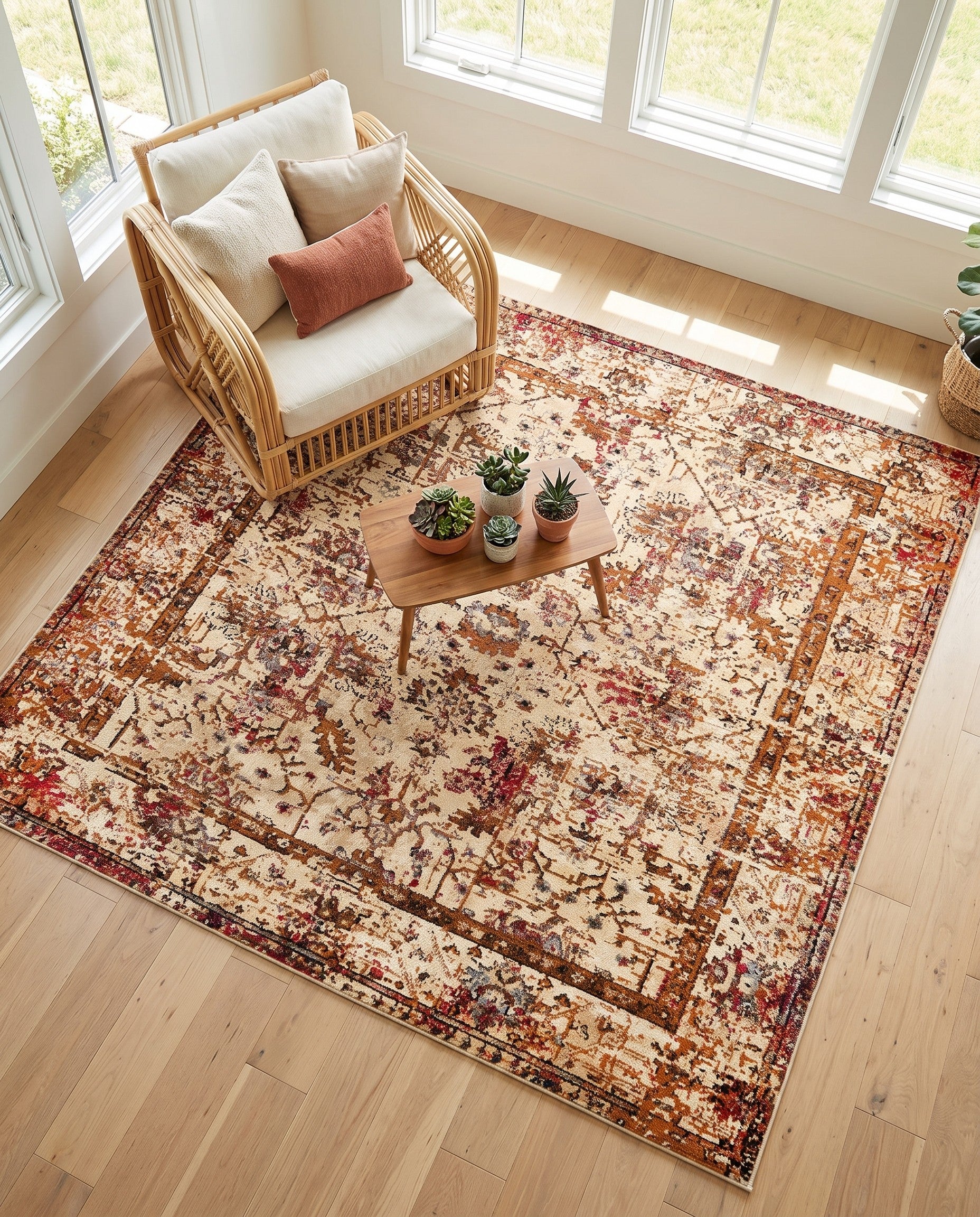 7' 10 x 7' 10 Saturn Square Rug