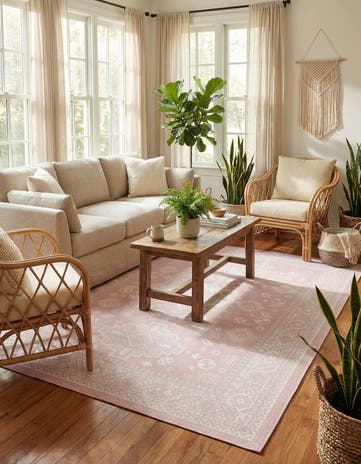 7' 10 x 11' Easy-Clean Aztec Indoor / Outdoor Rug