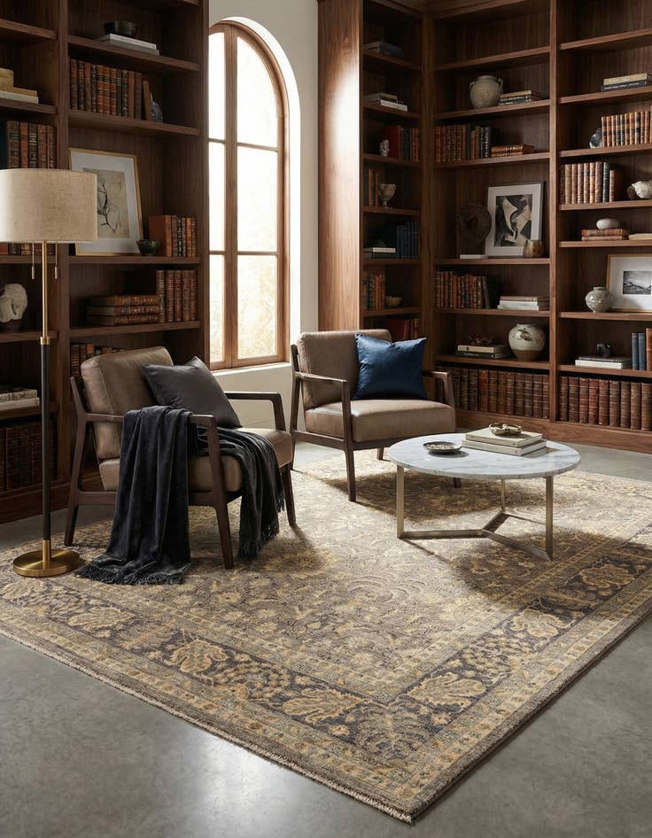 Detail image of 7' 10 x 9' 3 Ziegler Rug