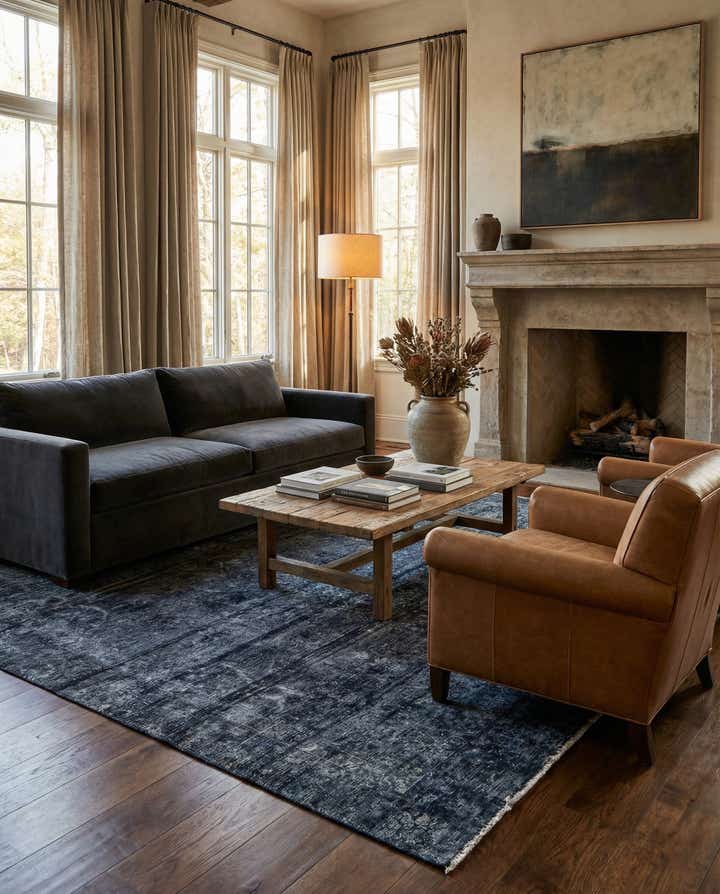 7' 4 x 10' 1 Hand Knotted Ultra Vintage Persian Wool Rug