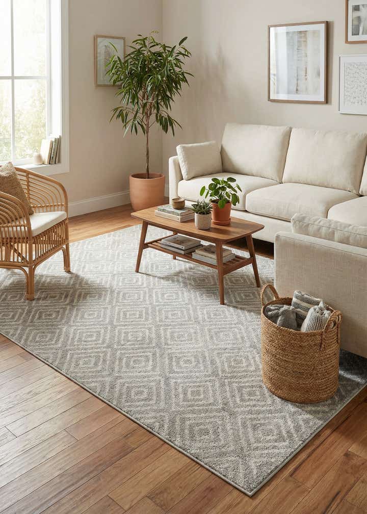 6' x 9' Easy-Clean Sabrina Soto Indoor / Outdoor Rug