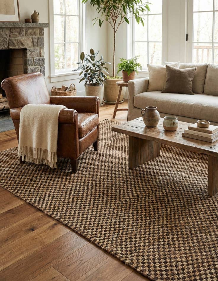 Detail image of  5' 10 x 7' 10  Hand Knotted Kashkuli Gabbeh Oriental Wool Rug