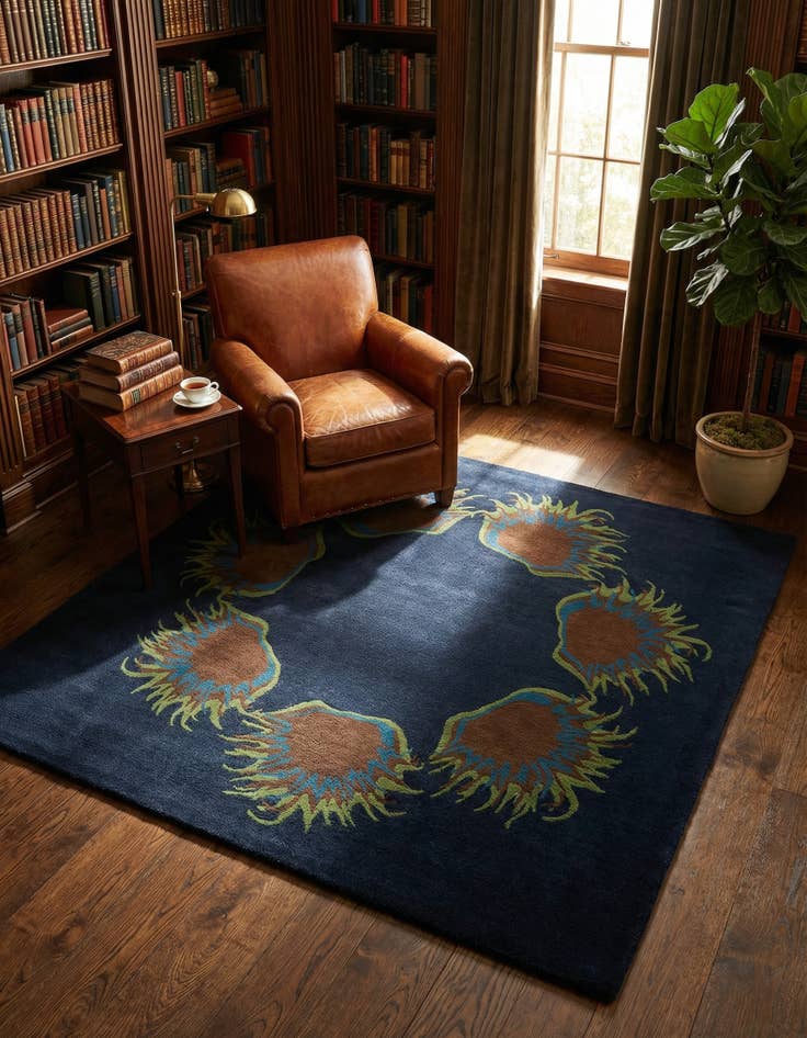 Detail image of 7' 5 x 7' 6 Luna Square Rug