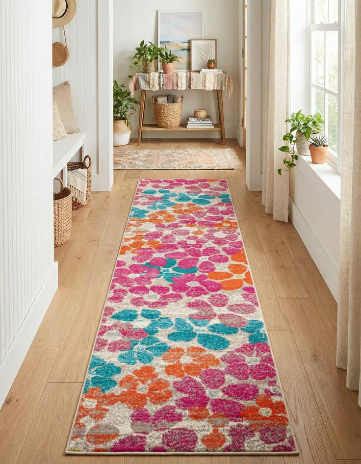 Detail image of  2' x 8' Azalea Runner Rug