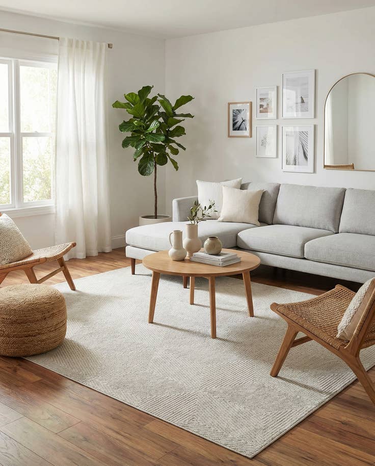 Detail image of 7' 10 x 10' Easy-Clean Sabrina Soto Indoor / Outdoor Rug