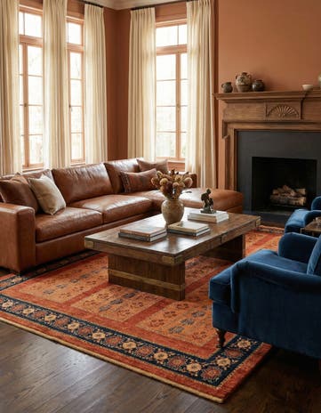 5' 4 x 7' 9 Luribaft Wool Rug