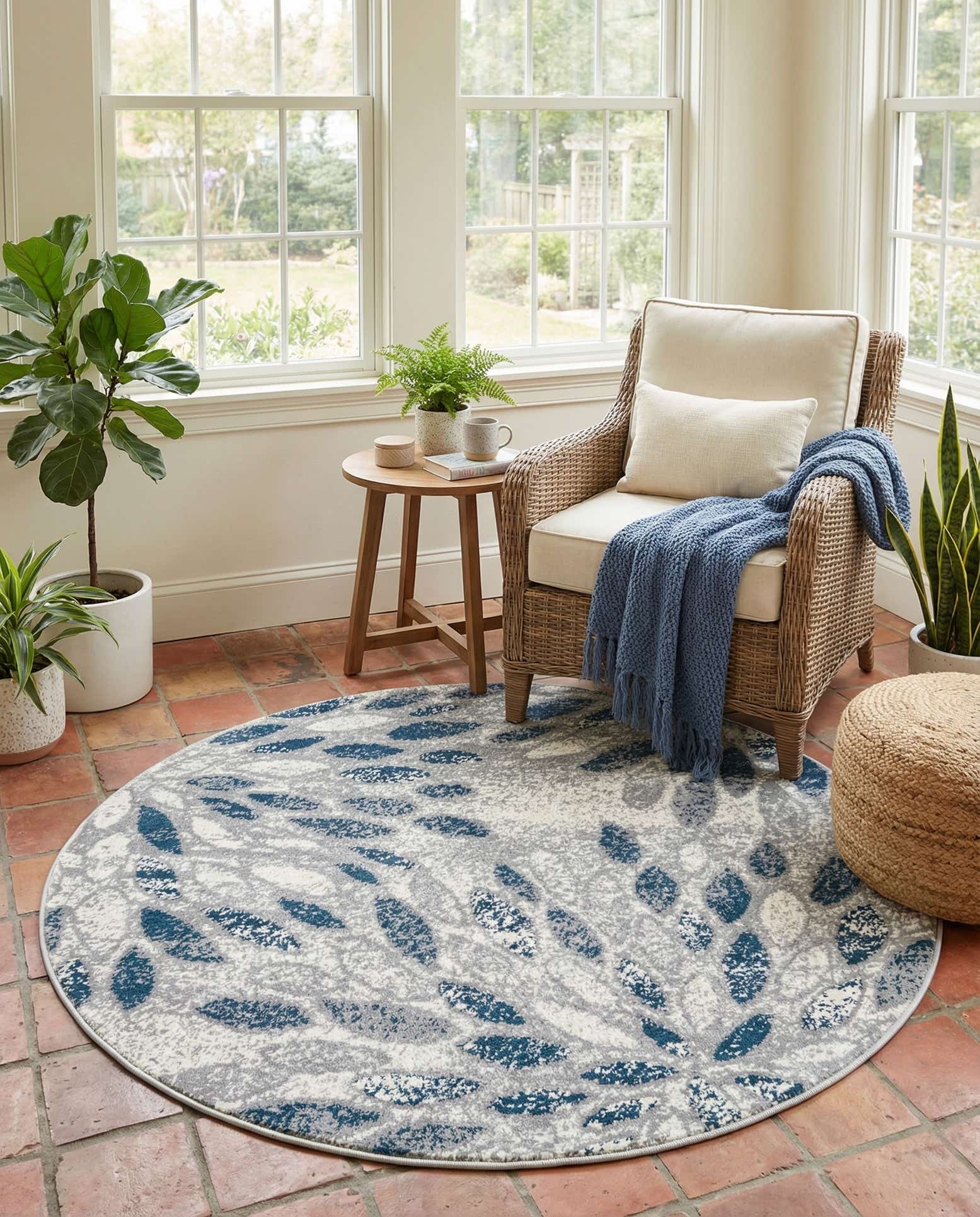4' x 4' Charleston Round Rug