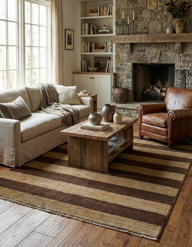 Detail image of 5' 1 x 6' 10  Hand Knotted Kashkuli Gabbeh Rug