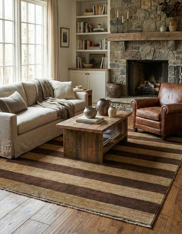 5' 1 x 6' 10 Hand Knotted Kashkuli Gabbeh Rug
