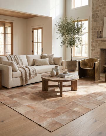 5' 1 x 8' Cowhide Rug