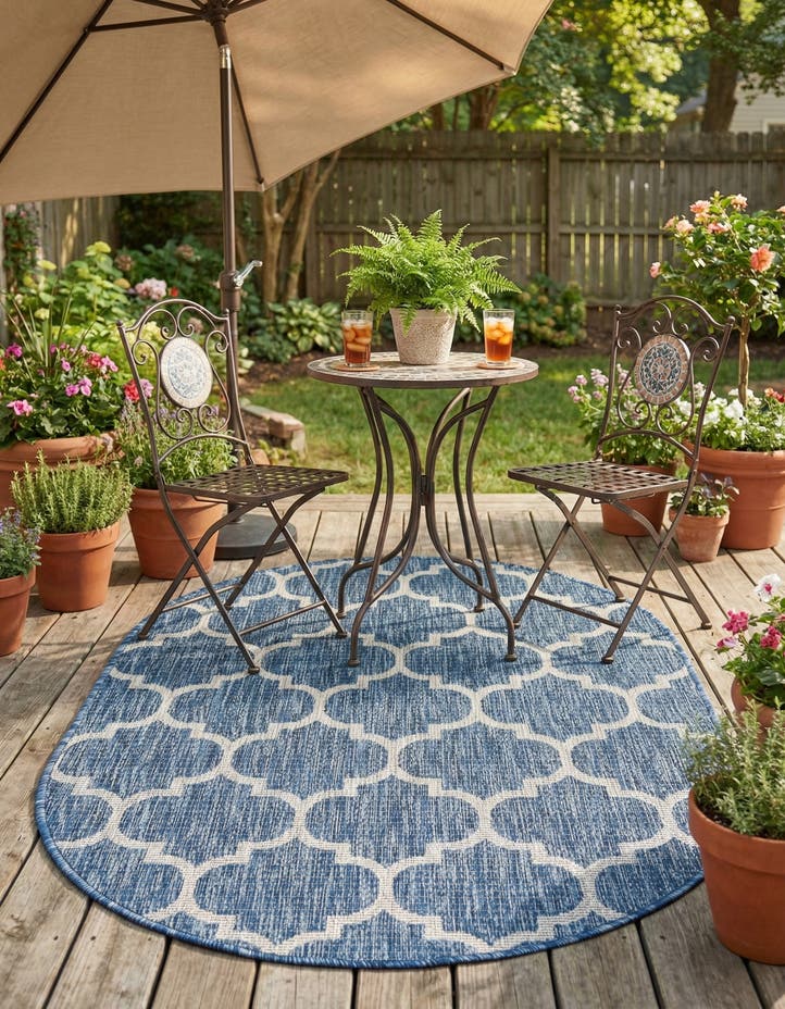 3' x 5' 3 Easy-Clean Lattice Indoor / Outdoo...