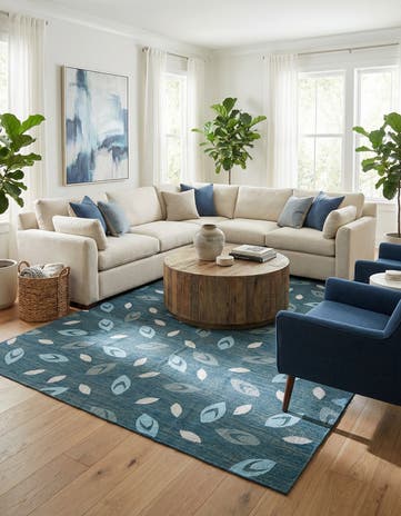 5' 10 x 8' 5 Hand Woven Kilim Modern Rug