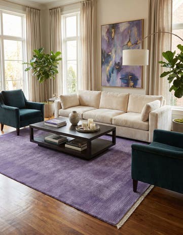 6' 9 x 9' 9 Hand Knotted Darya Wool Rug
