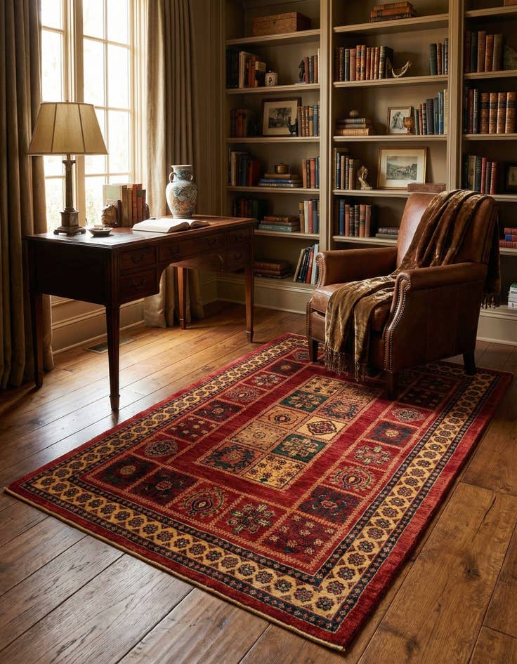 Detail image of 3' 7 x 5' 6 Kashkuli Rug