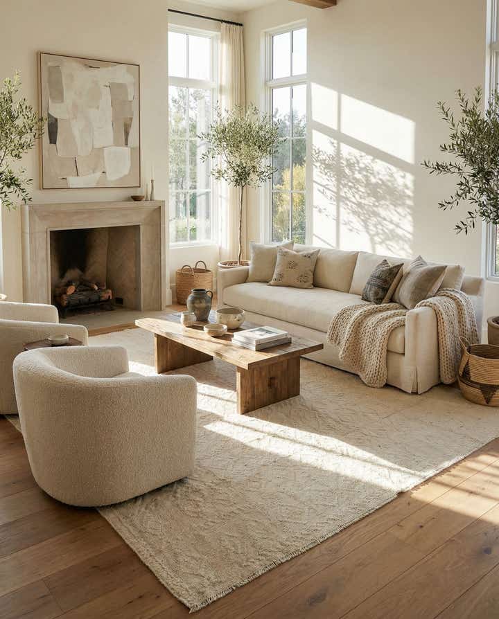 8' 3 x 10' 2 Hand Knotted Moroccan Wool Rug