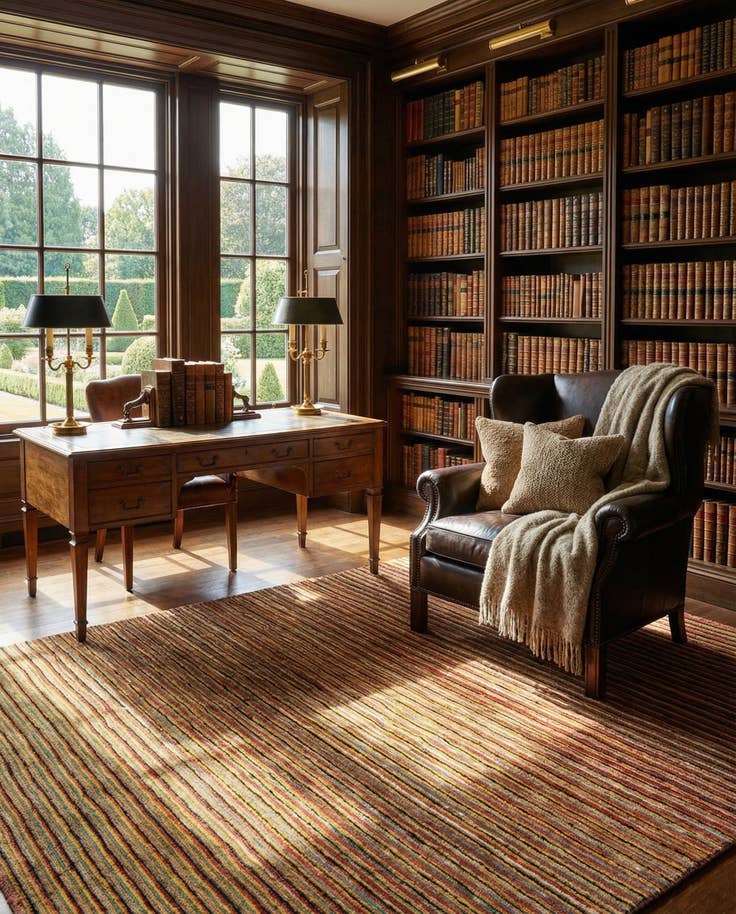 Detail image of 4' 11 x 6' 6 Juma Wool Rug