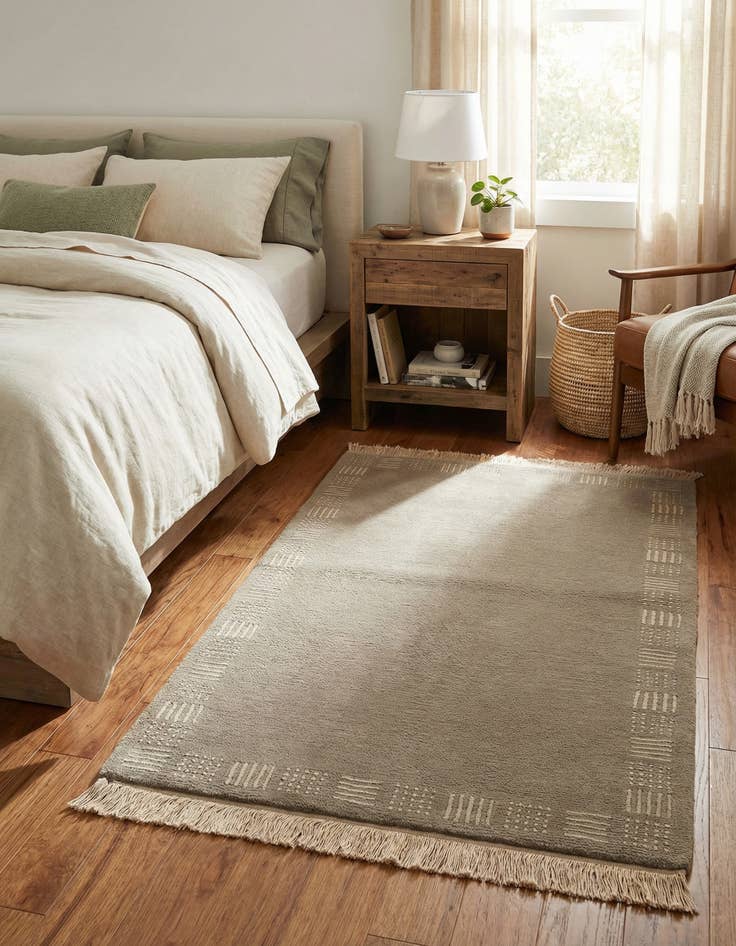 Detail image of 3' x 5' 2 Hand Knotted Tibet Wool Rug