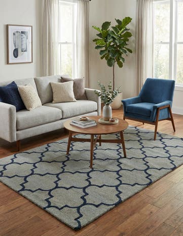 5' x 8' Luna Wool Rug