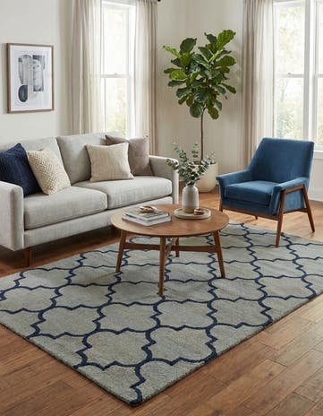 5' x 8' Luna Wool Rug