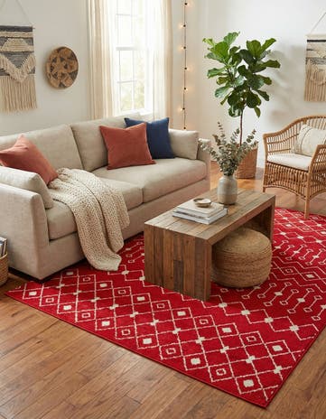 5' 3 x 8' Moroccan Trellis Rug
