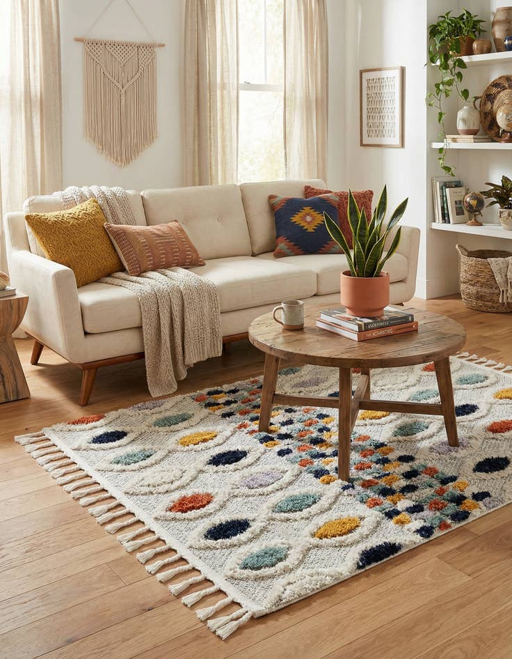 Detail image of  3' 3 x 3' 3 Cherokee Square Rug