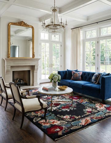 7' 8 x 10' 8 Hand Knotted Darya Rug