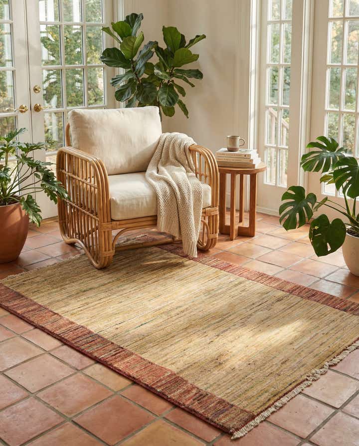 2' 6 x 4' Hand Knotted Modern Ziegler Rug