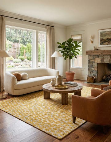 5' 9 x 9' 1 Hand Knotted Darya Wool Rug