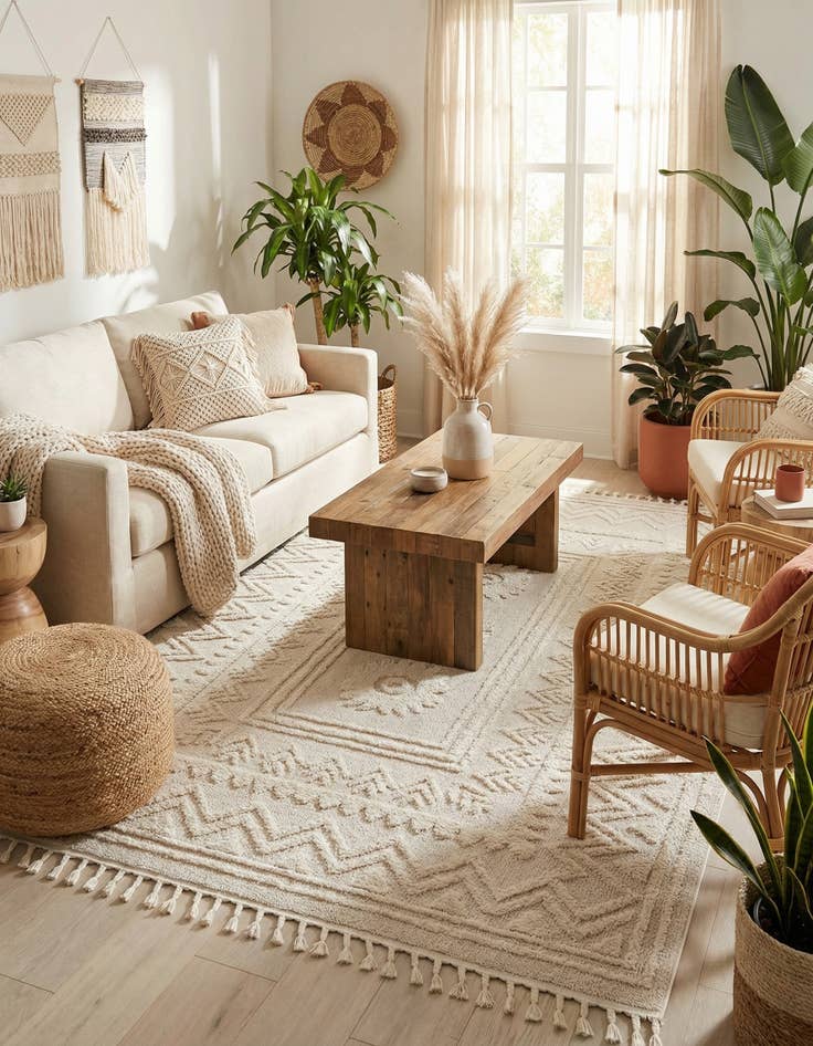 Detail image of 7' 10 x 11' Boho Rug