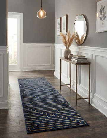 2' 7 x 12' Vogue Geo Runner Rug