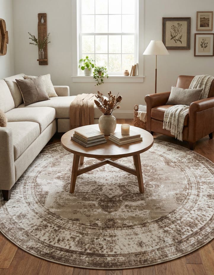 10' x 10' Monte Carlo Round Rug
