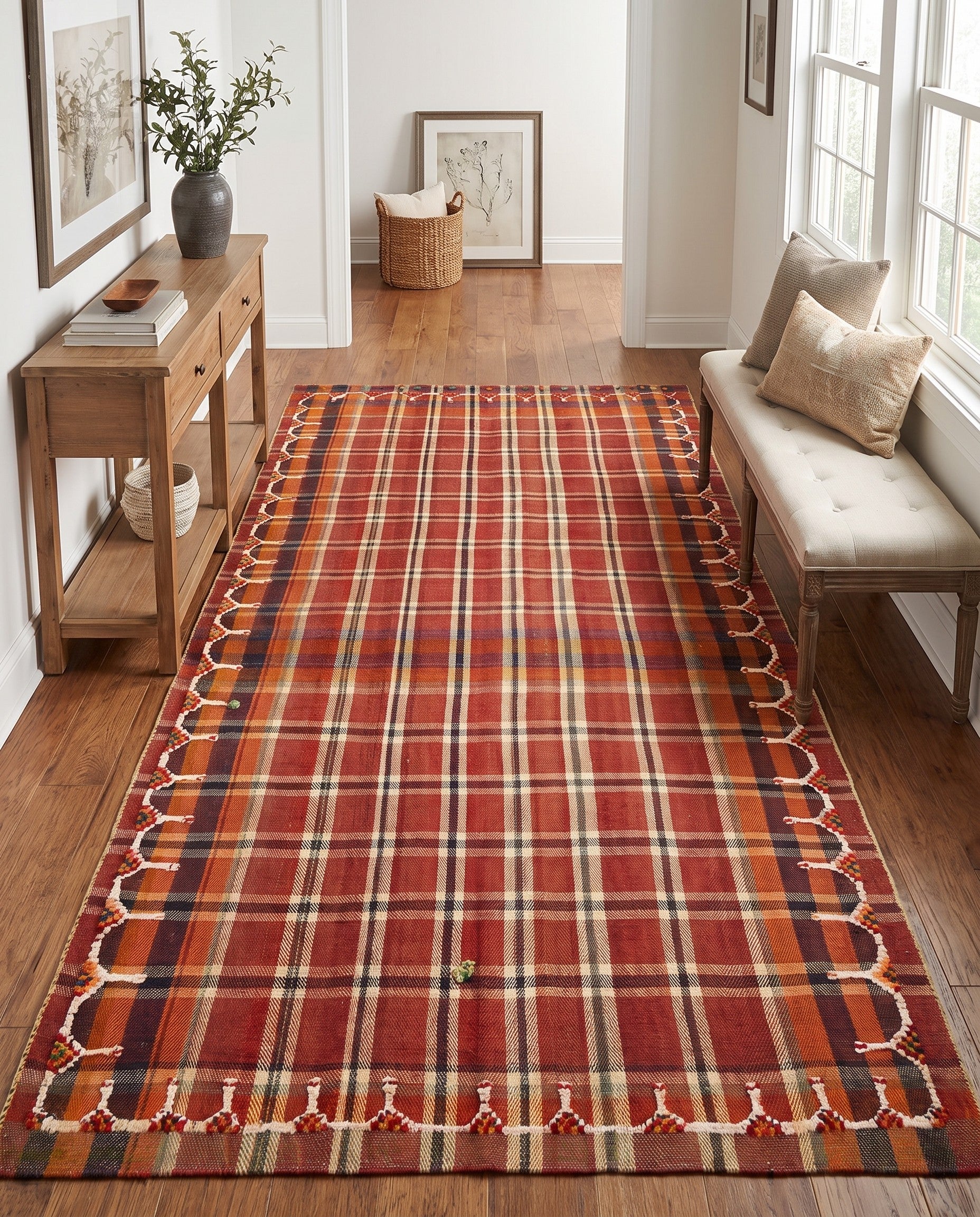 4' 7 x 8' 1 Jajim Runner Rug