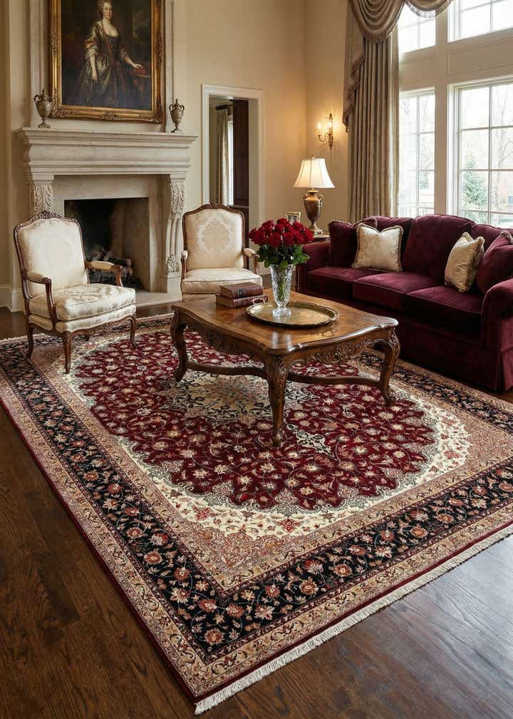9' 10 x 13' 5 Tabriz Wool Rug
