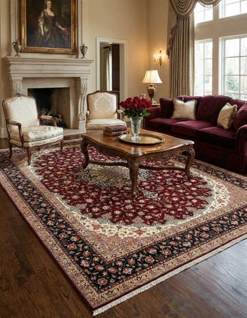 9' 10 x 13' 5 Tabriz Wool Rug