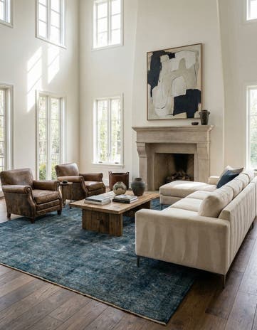 9' 9 x 13' Hand Knotted Ultra Vintage Persian Wool Rug