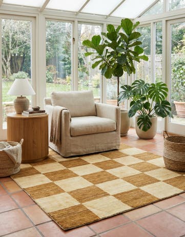 4' 11 x 6' 5 Hand Knotted Modern Ziegler Oriental Rug