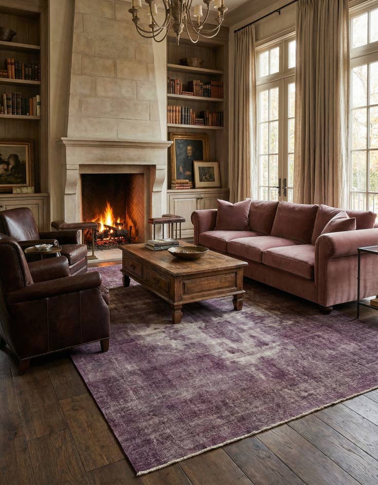 Detail image of 9' 10 x 15' 7 Vintage Royal Wool Rug