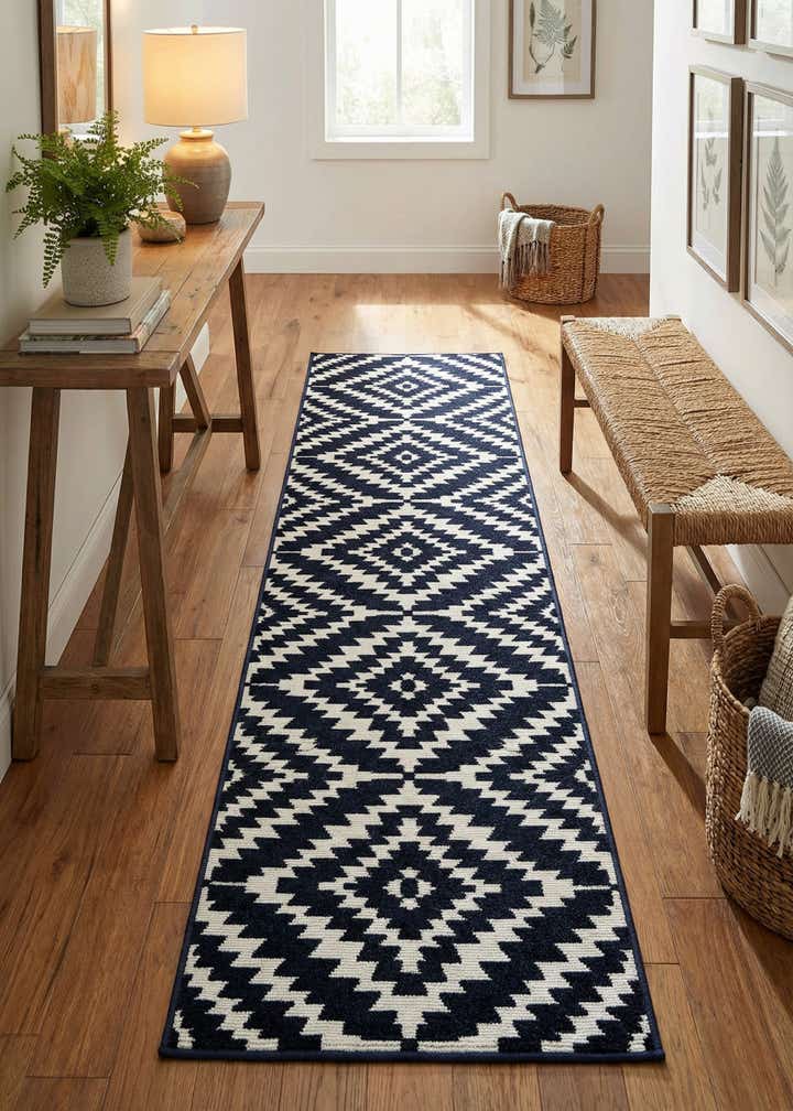 2' x 8' Easy-Clean Sabrina Soto Indoor / Outdoor Runner Rug