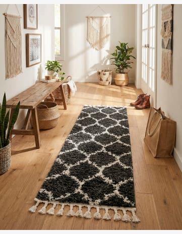 2' 2 x 6' Lagom Shag Runner Rug