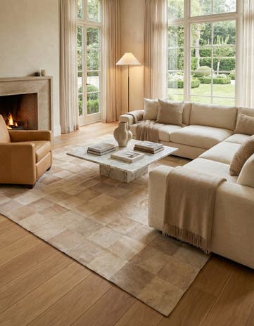 5' 1 x 8' Cowhide Rug
