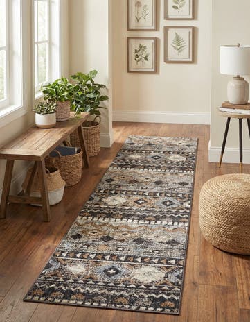 2' x 8' Eco Southwestern Runner Rug