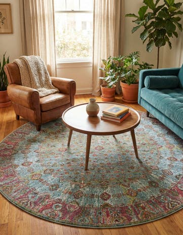 8' x 8' Santiago Round Rug