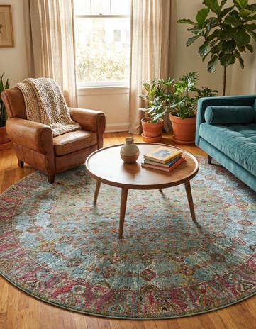 8' x 8' Santiago Round Rug