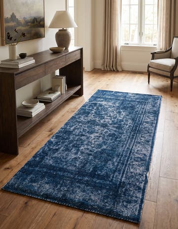 4' 6 x 8' 4 Hand Knotted Ultra Vintage Persian Wool Rug
