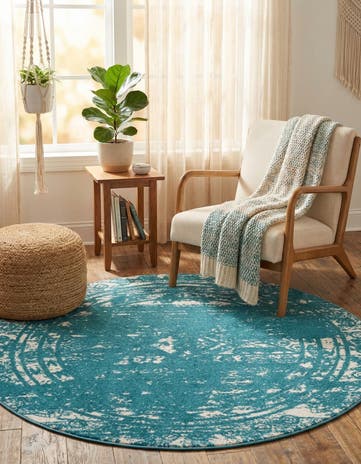 6' x 6' Lennon Round Rug