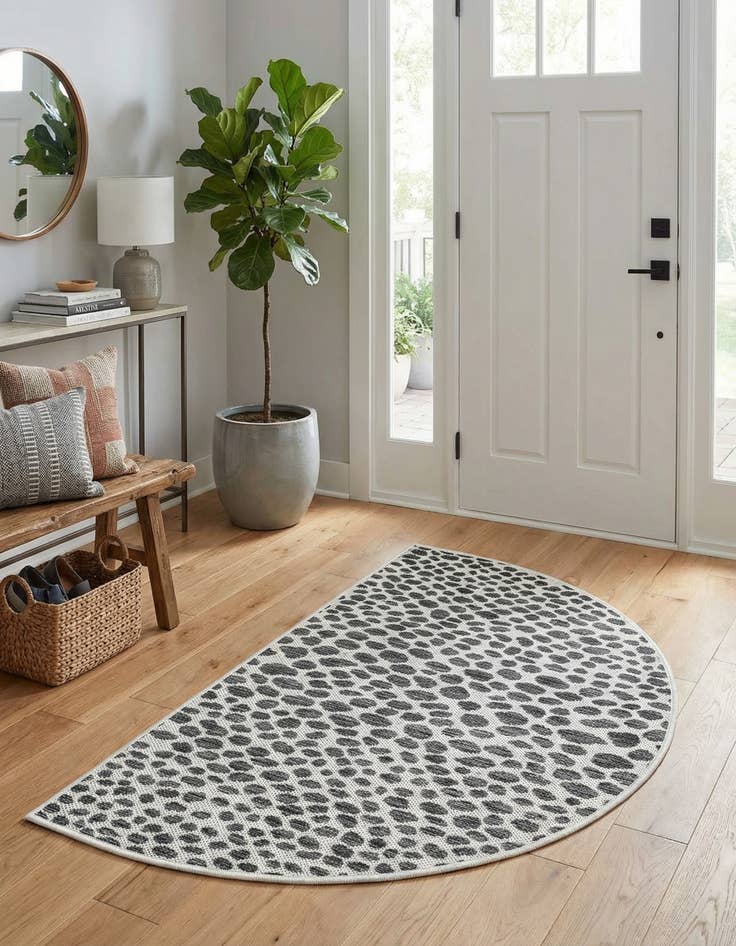 Detail image of 2' 2 x 3' 7  Washable Jill Zarin Cape Town Indoor / Outdoor Hearth Rug