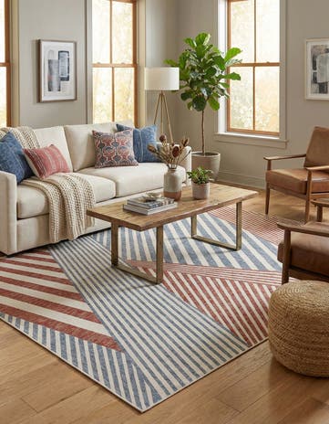 7' 10 x 10' Easy-Clean Jill Zarin Indoor / Outdoor Rug
