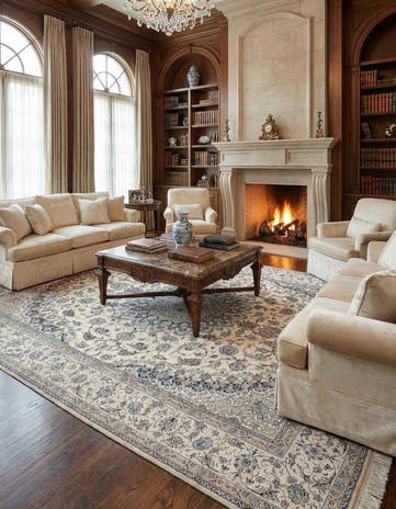 10' x 13' 4 Hand Knotted Nain Rug